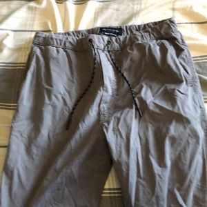 Grey Americans eagle khaki joggers